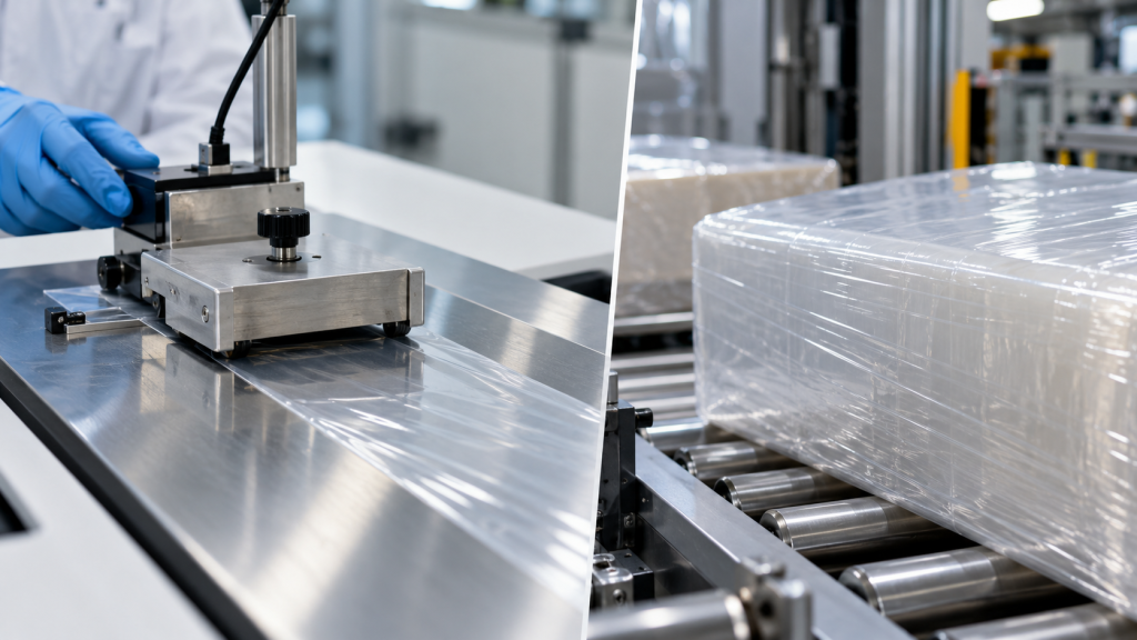 Slip and coefficient of friction testing for PE film